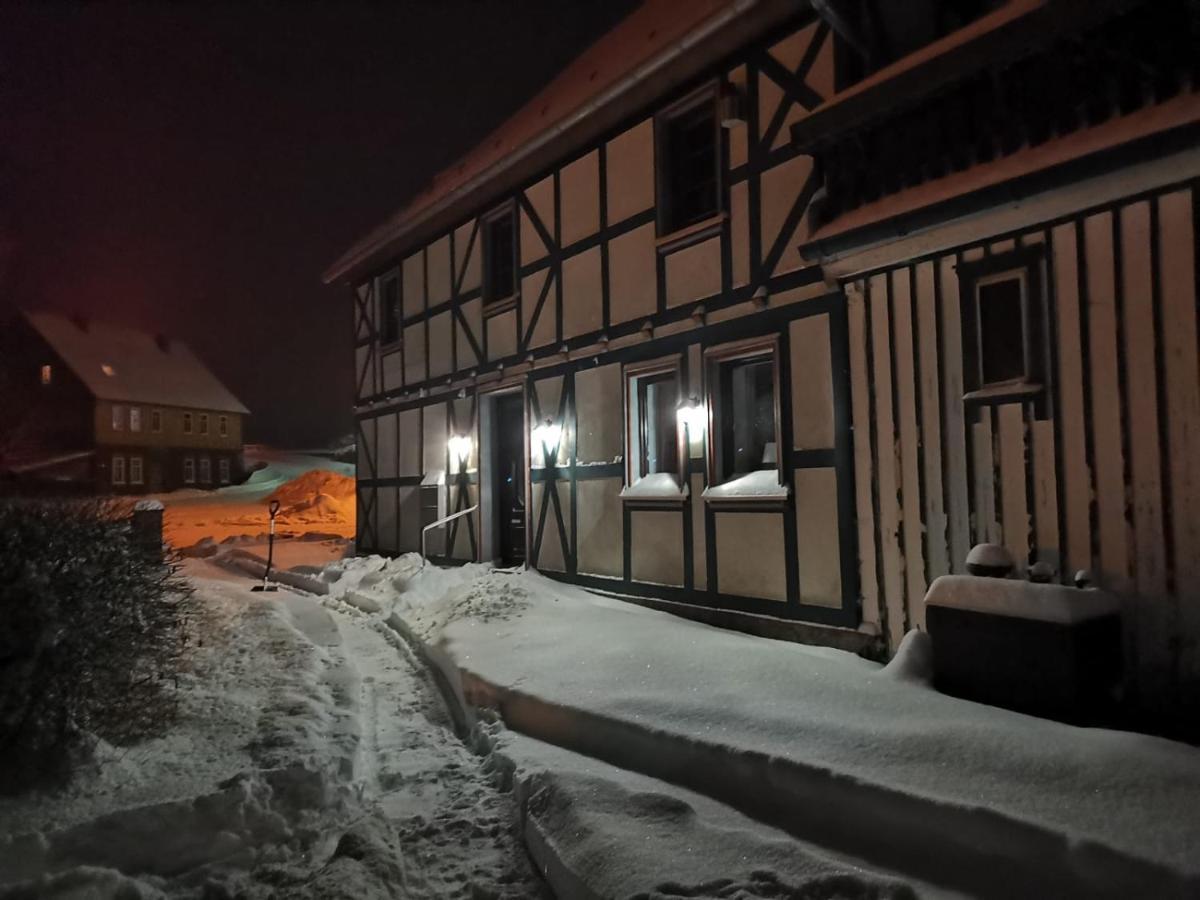 Ferienwohnung Waldblick Stiege ภายนอก รูปภาพ